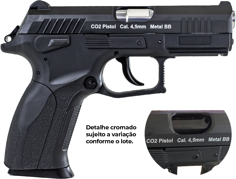 Pistola Rossi W129 CO2 - imagem 2